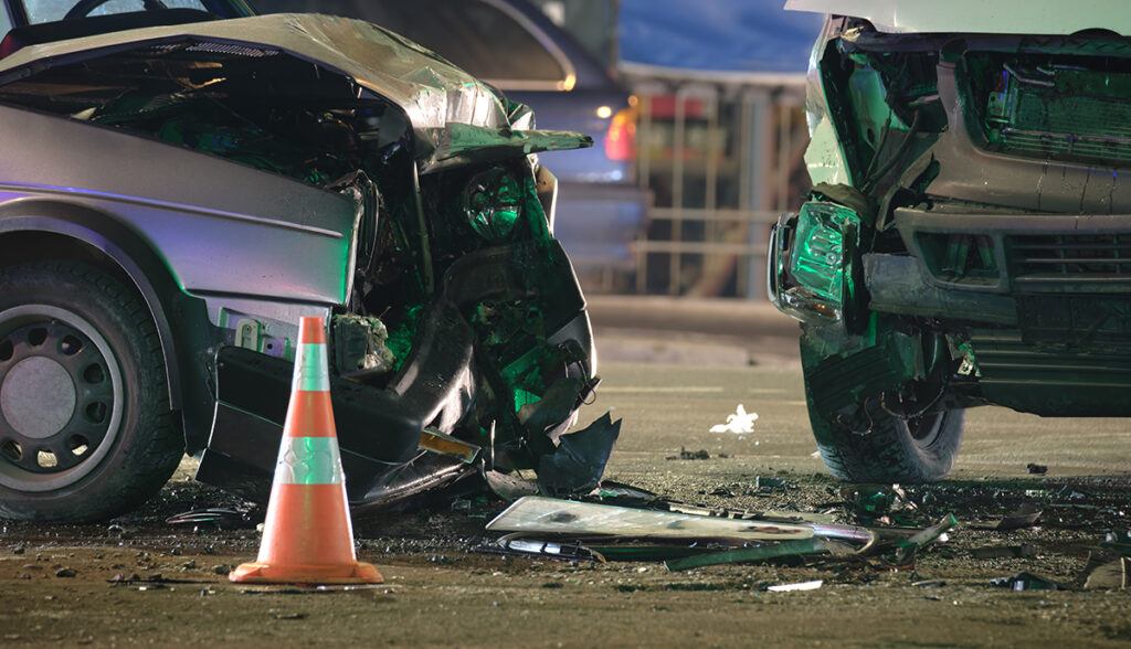 car accident banner